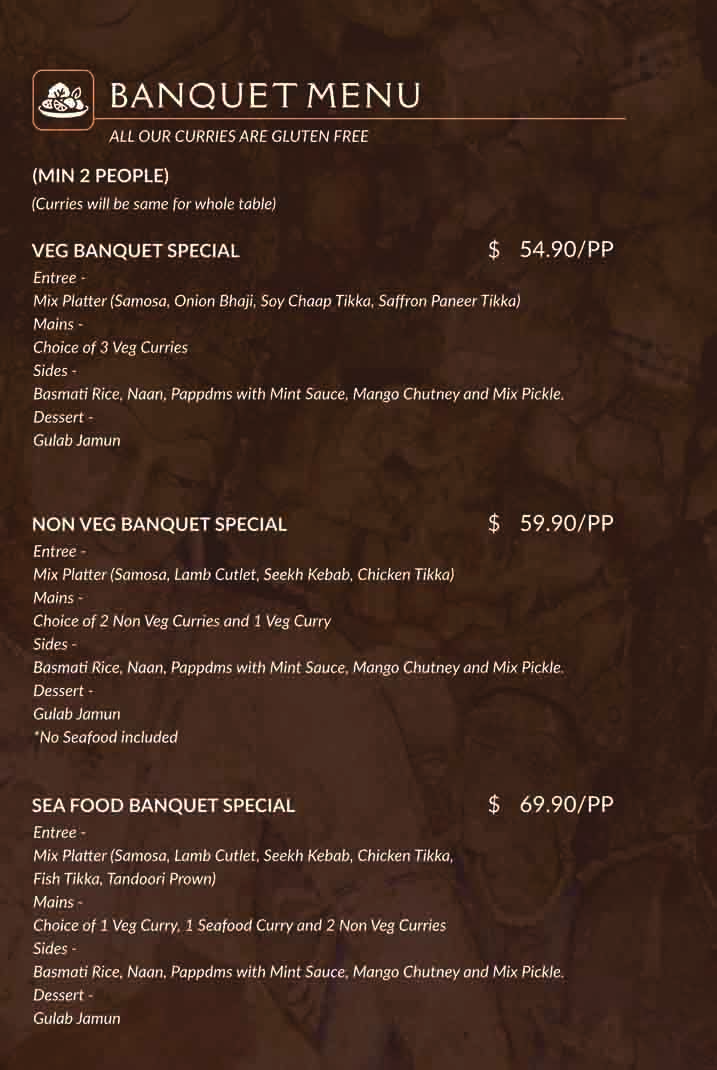 food menu